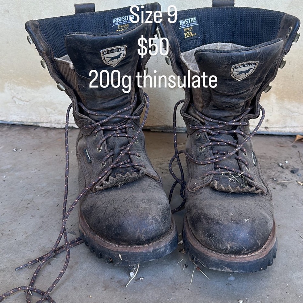 Irish Setter elk tracker size 9 200g Thinsulate